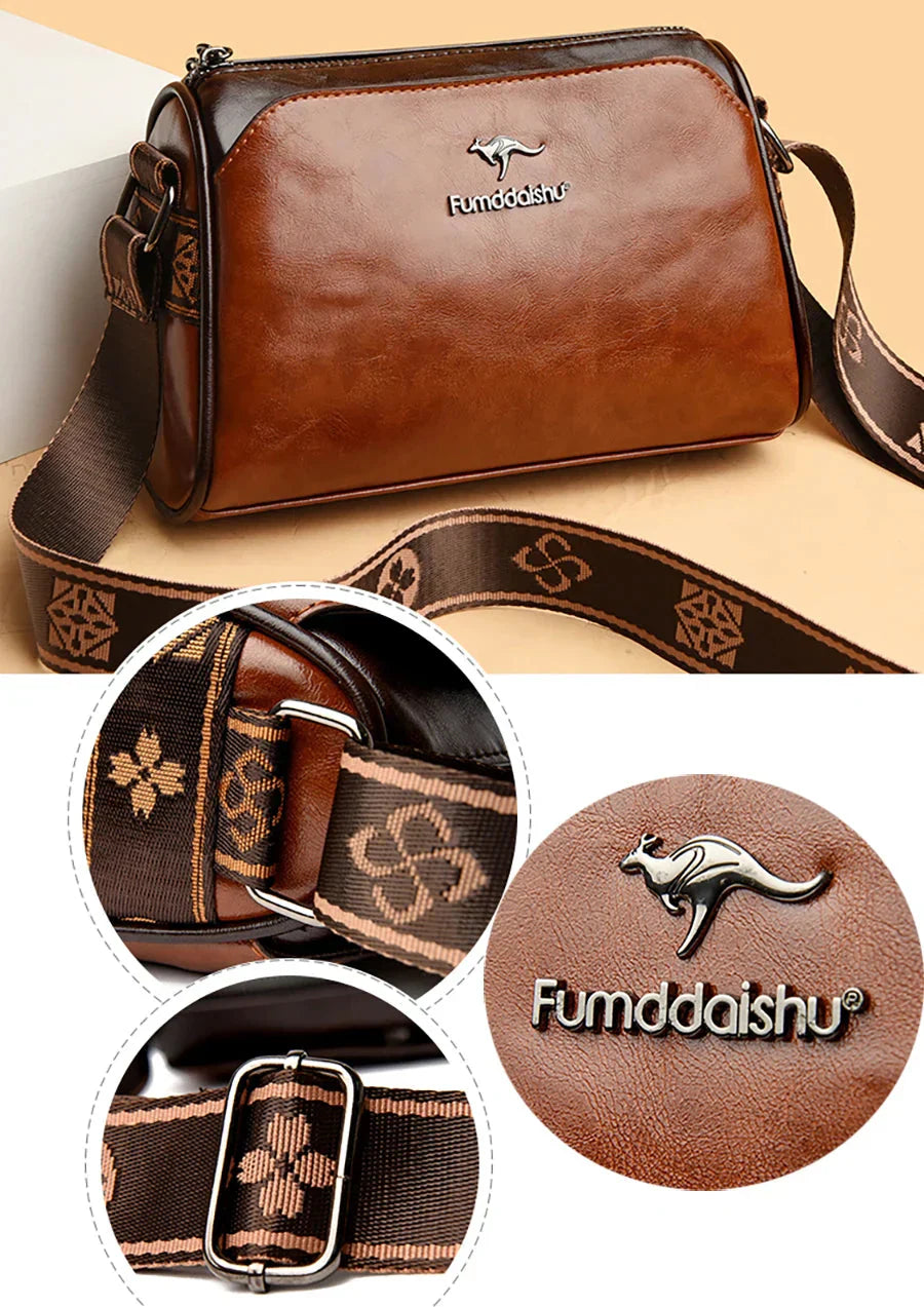 Giana | Wide-strap Crossbody Bag