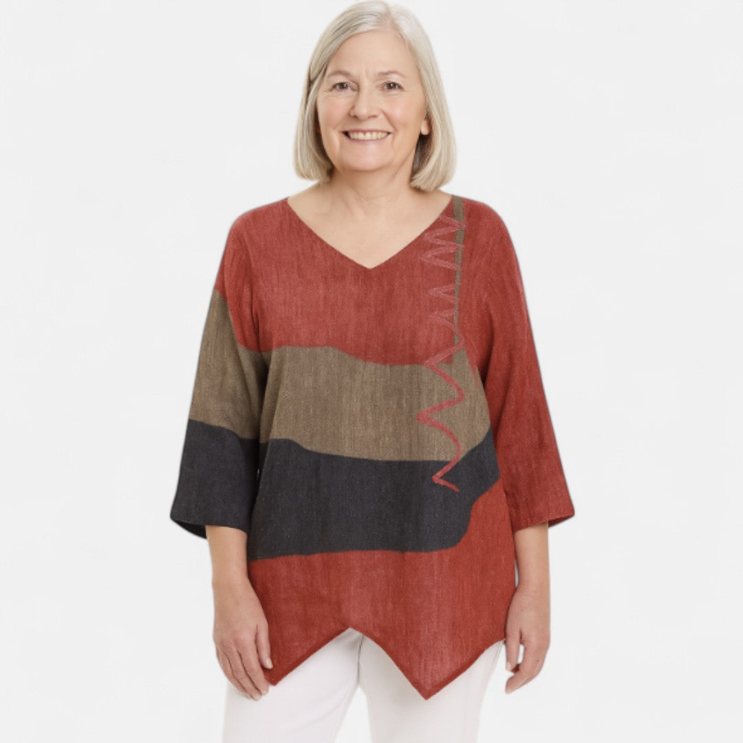 Edmonton Essence™ | Artistic V-Neck Tunic